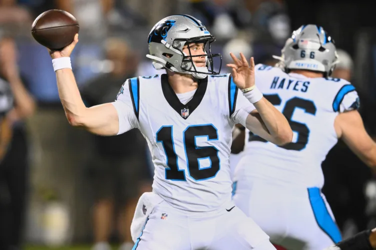 Undrafted rookie quarterback Haynes King leads Panthers to comeback win over Cardinals